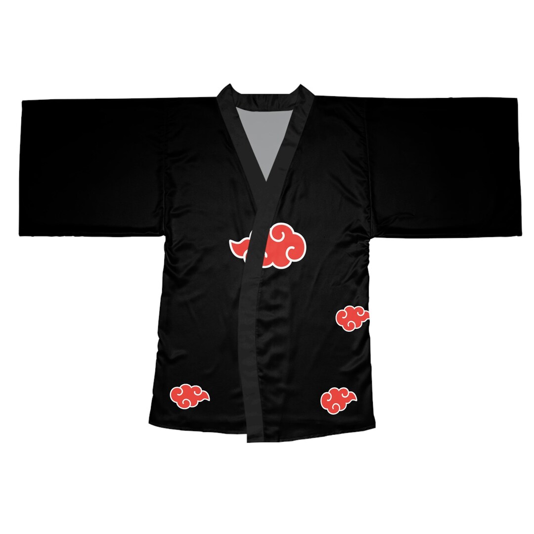 Akatsuki Long Sleeve Kimono Robe - Etsy
