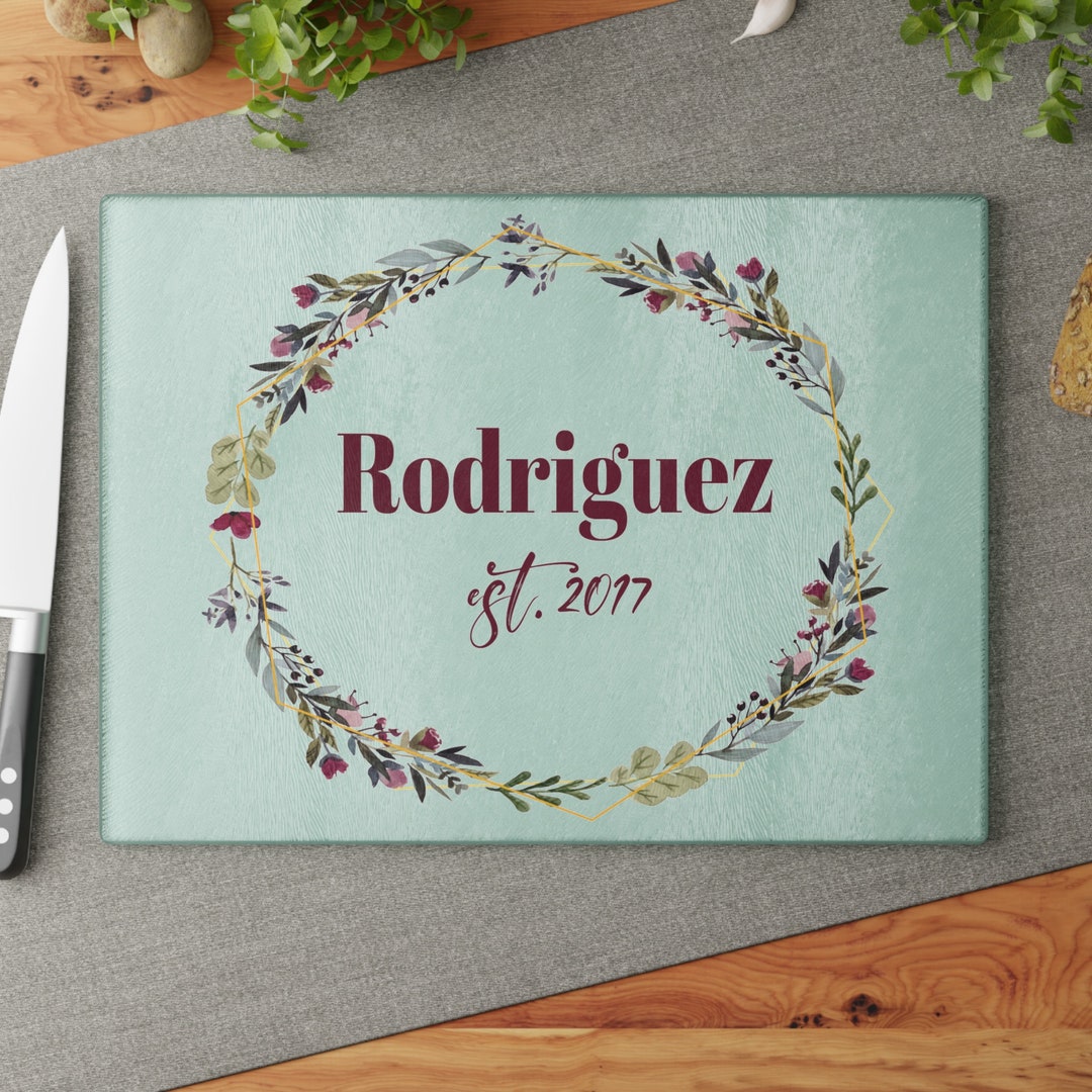 Personalized Cutting Board, Glass Cutting Board Personalized, Custom
