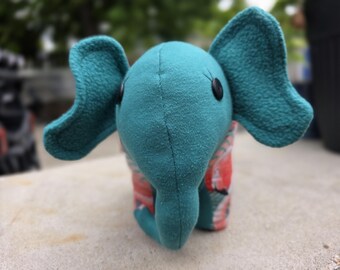 Handgemaakte olifant met tandenfeezakje