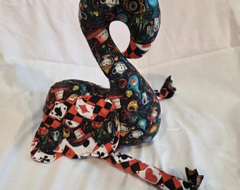 Handgemaakte flamingo knuffel: knuffelklare knuffel