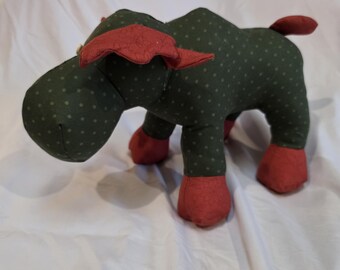 Handgemaakte knuffelbeer van eland