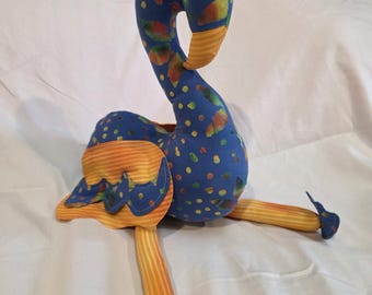 Handgemaakte flamingo knuffelbeer – Snuggle Ready