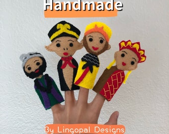 Journey to the West Monkey King Collection - Handmade Educational Toy Finger Puppet Storytelling Prop Party Favor Kids Gift Stocking Stuffer