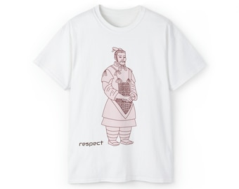 Terra Cotta Warrior Wisdom Unisex Ultra Cotton Tee