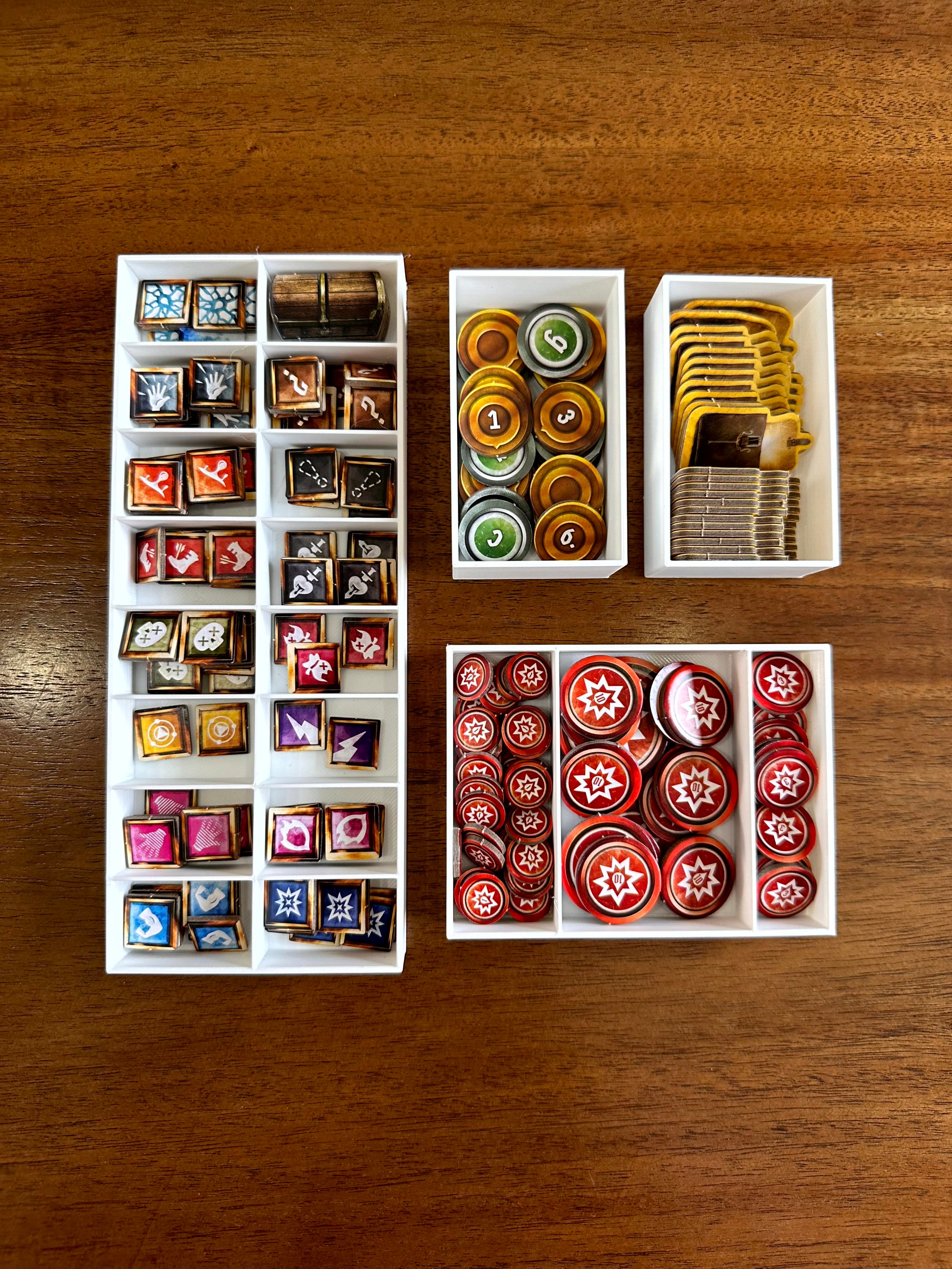 Frosthaven: Insert/organizer Fully Sleeved up to 100 Micron (premium)  Sleeves - STL Files - Etsy