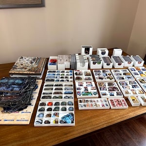 Frosthaven: Insert/Organizer Fully Sleeved up to 100 Micron (Premium) Sleeves - STL files