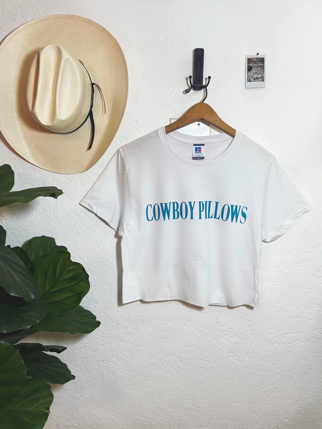 Cowboy Pillows Crop Top High Quality Cotton Handcrafted Etsy