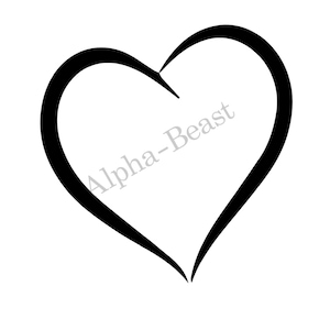 Mooi Hart “Schoonheid Hart“ digitale directe download pdf - svg - jpeg - png - eps - jpg