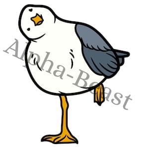 Seagull 2 maritime graphics &quot;Maritim&quot; digital instant download svg - png - eps - jpg / Seagull