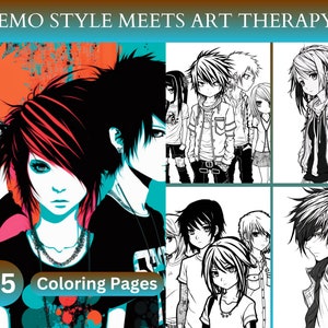 I'm So Emo Coloring Book: Emo Aesthetic Colouring Book For Adults, Teens,  Emo Girls or Elder Emo - Emos Forever Pink Skull 2000s Punk Goth - Y2K  Millenial 00s Nostalgia Gifts: Jazmin