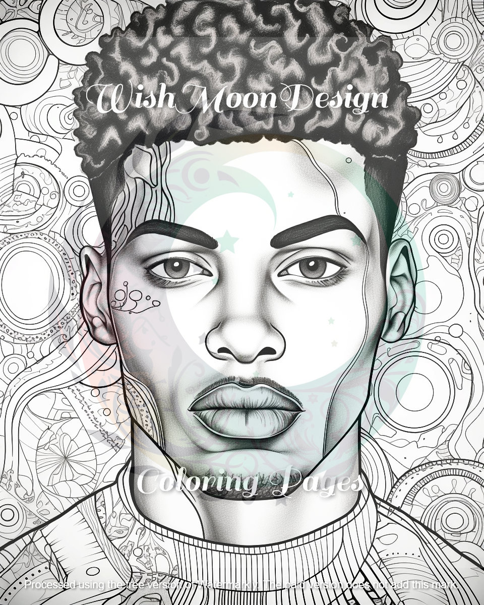 45 Black Essence Coloring Pages African American, Afrocentric, Black