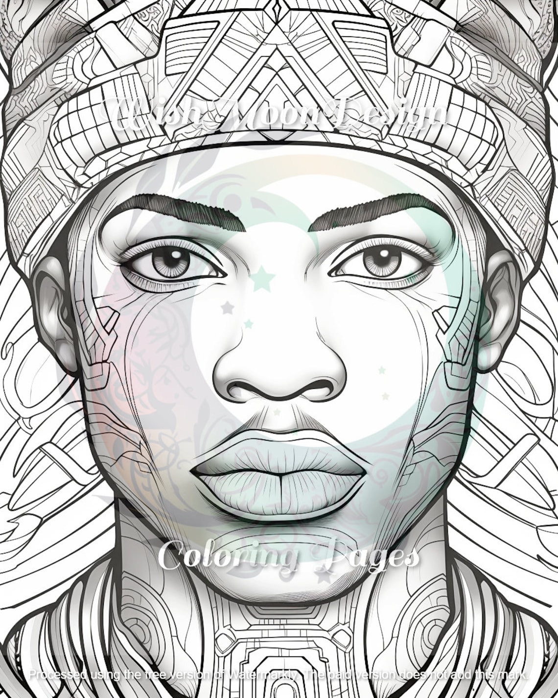 45 Black Essence Coloring Pages African American, Afrocentric, Black