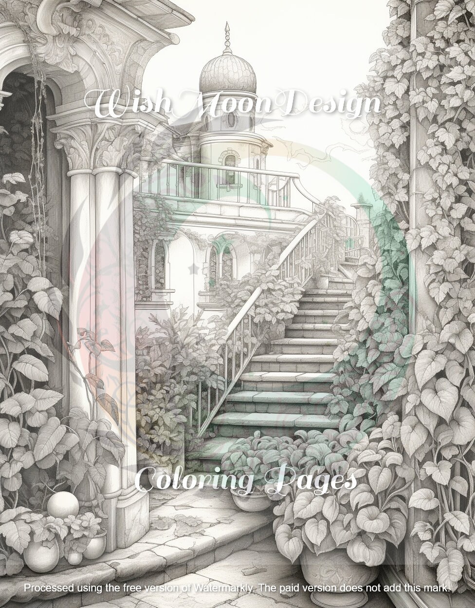 The ABCD Diaries: Secret Village - A Coloring Book Adventure by Sarah  Janisse Brown, image size:976x1248