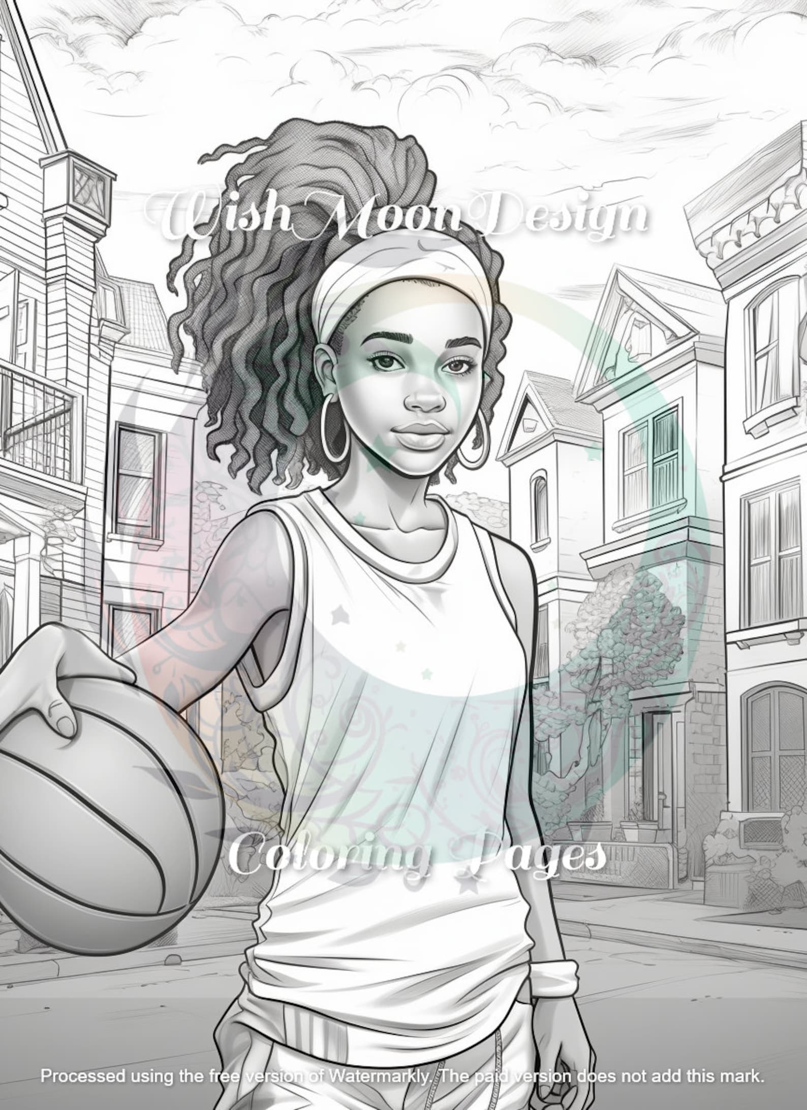 30 Black Teen Style Coloring Book, Afrocentric, Modern Art, Fashion ...