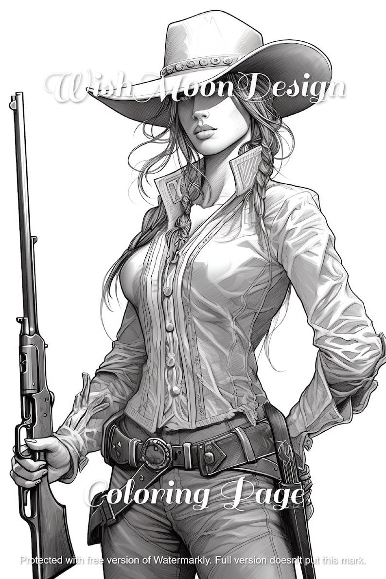 30 Cowgirls Coloring Pages Adult Coloring Books, Cowgirl Outfit, Lifestyle, Western Style ...