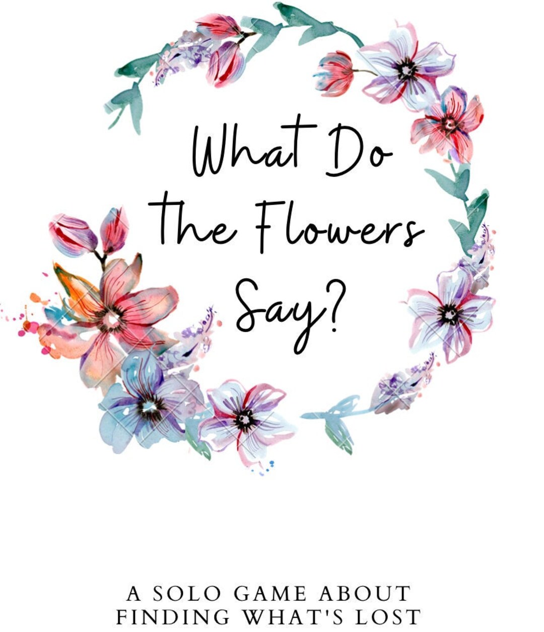 What Do the Flowers Say A Solo Game About Finding What's Lost Etsy