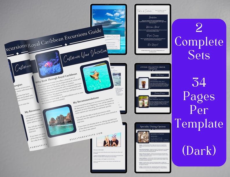 Royal Caribbean Cruise Guide | Travel Agent Template | Handbook for ...