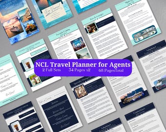Norwegian Cruise Line Guide | Travel Agent Template | Handbook for Clients | Cruise Line Canva Template | Cruisers Guide | Customizable