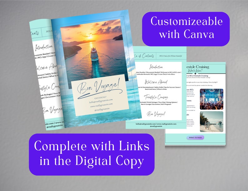 Royal Caribbean Cruise Guide | Travel Agent Template | Handbook for ...