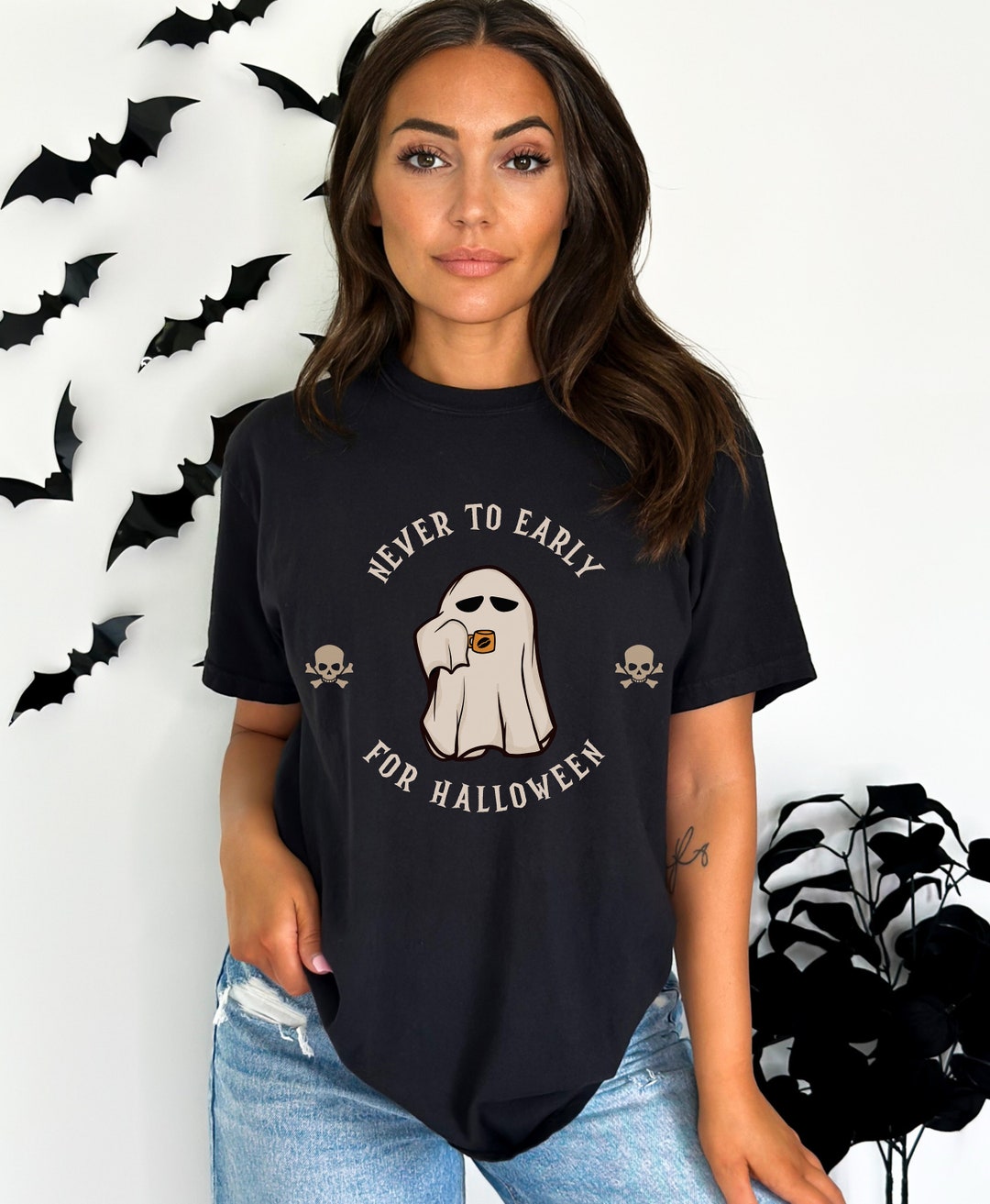 Top Halloween Shirt Halloween Tshirt Halloween Tshirt Womens Etsy UK