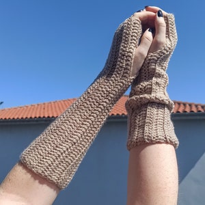 Crochet basic y2k fingerless gloves