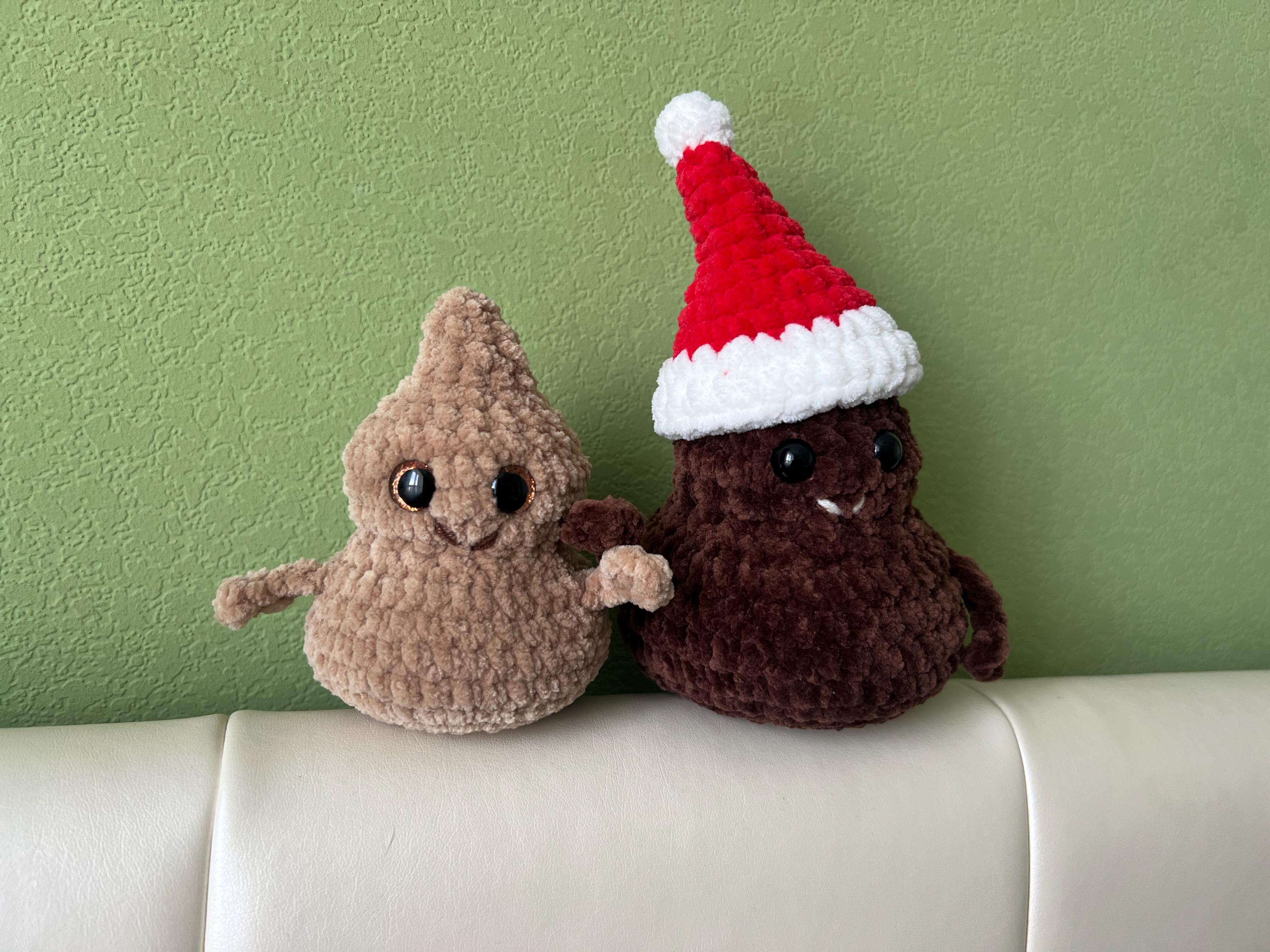 Poo Crochet Pattern, Funny Positive Poop Amigurumi Plush Toy (DIY PDF ...