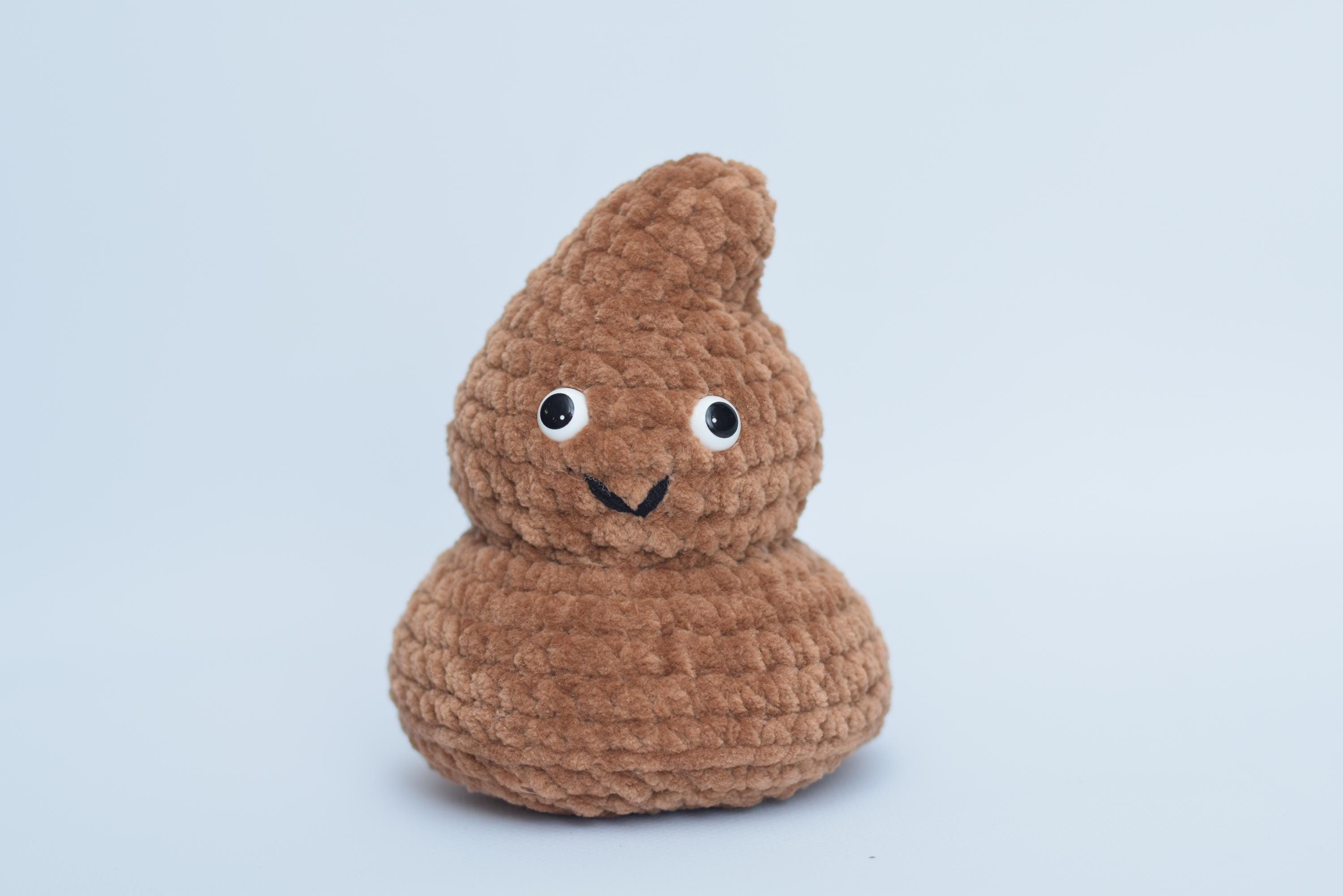 Positive Poo Crochet Pattern Birthday Gag Gift Idea, Funny Poop ...