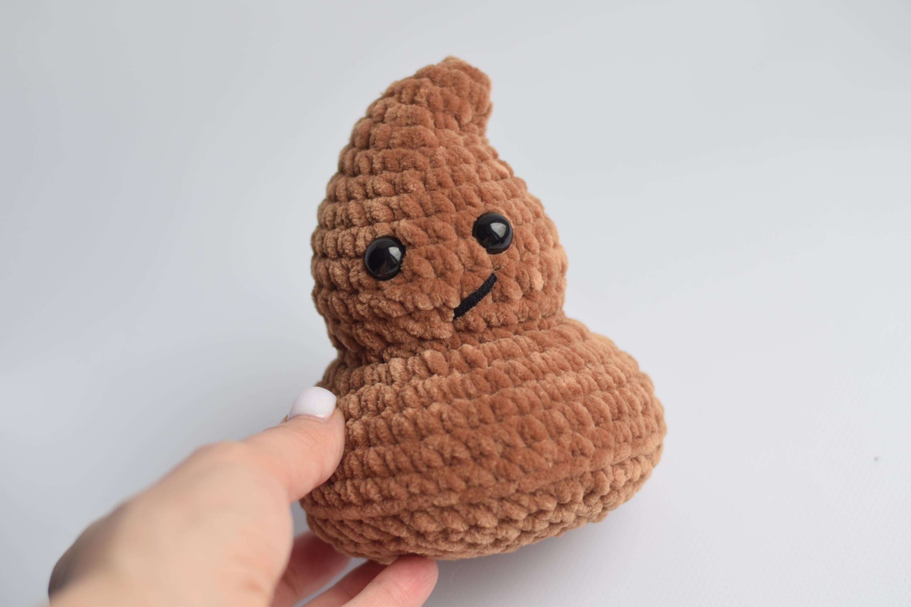 Positive Poo Crochet Pattern Birthday Gag Gift Idea, Funny Poop ...