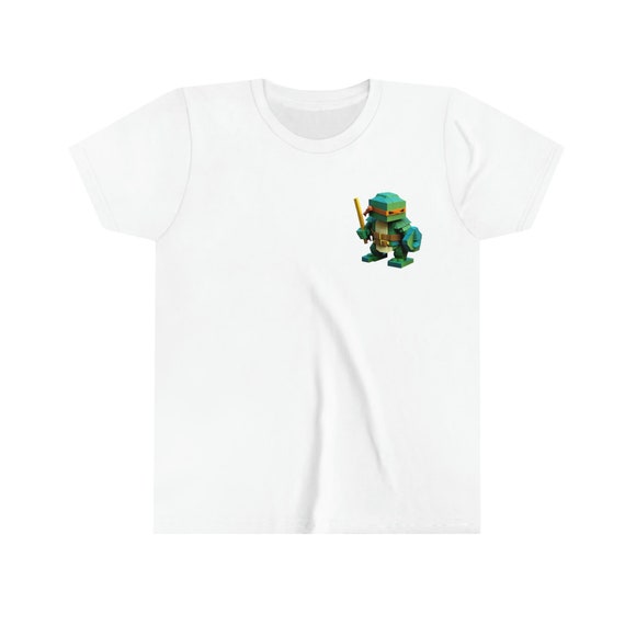 Youth Ninja Turtle Short Sleeve T-shirt, Superhero Apparel for