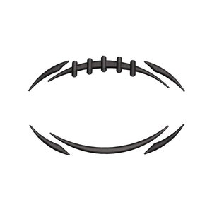 Football Skeleton Embroidery Design: 5 Sizes (Instant Download)