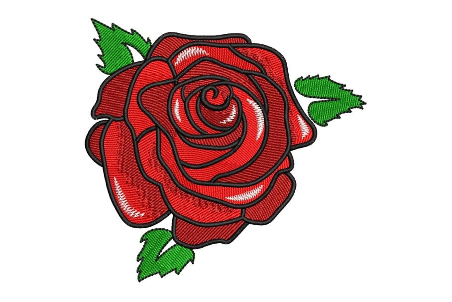 Machine Embroidery Rag Roses Rose Machine Embroidery Design, 6 Sizes, Instant Download. - Etsy