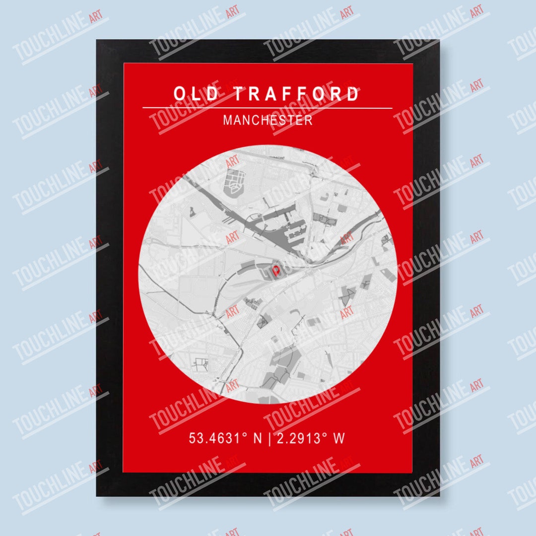 Old Trafford Postcode Old Trafford | Manchester United | Premier League | Digital Stadium Map ...