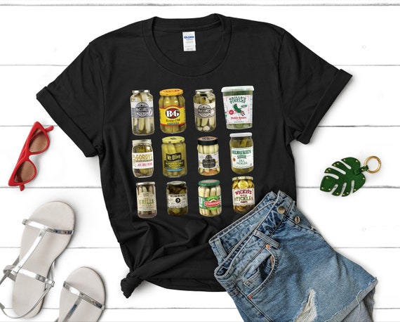 Retro Pickles Shirt Easily Distracted by Shirt Pickle Jar Shirt Pickle  Lovers Shirt Homemade Pickles Gifts for People Who Love Pickles Lover 
