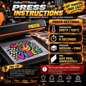 Custom DTF Gang Sheet, Full Color Hot Peel Heat Transfers, 22 inch Wide Film image 4