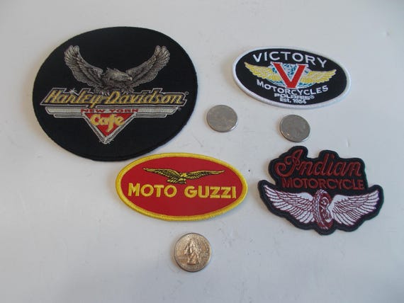 Motorcycle~Patch~Embroidered~Biker~Accessory~Vict… - image 2