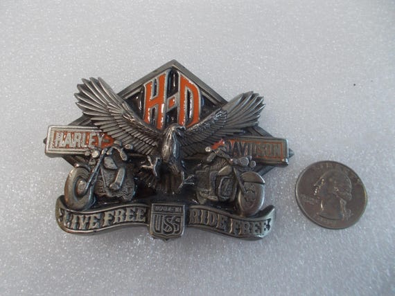 Harley Davidson~belt Buckle~biker~motorcycle~accessory