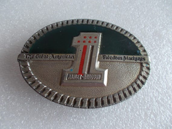 Biker~Belt Buckle~Genuine~1974~Bergamot~Biker~Acc… - image 1