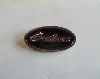 Vintage~Indian~Motorcycle~Pin~Biker~Motorcycle~Accessory~Indian~Biker~Badge~Jewelry Gift