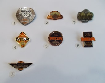Vintage~Biker~Pins~Never Used~MDA~Motorcycle~Pin~Badge~Biker Accessory~Jewelry~Collectable~Your Choice----0D