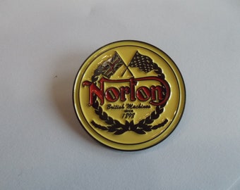 Norton~Motorcycle~Pin~Biker~Pin~Never Used~Badge~Norton~Accessory~Jewelry~Collectable~Nice~Pin