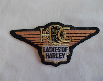 Biker~Motorcycle~Patch~HOG~Ladies~Jacket~Vest~Patch~Embroidered~Biker~Accessory~Never Used~Emblem~Badge~---7