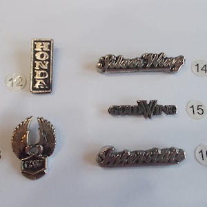 Honda~Motorcycle~Pins~Goldwing~Silverwing~Interstate~Never Used~Biker~Pin~Badge~Honda~Accessory~Jewelry~Collectable~Gift