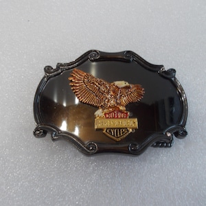 Harley Davidson~Belt Buckle~Never Used~Biker~Motorcycle~Accessory~Jewelry~1978~Raintree~USA~Collectable