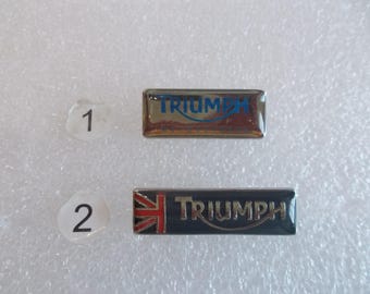 TRIUMPH~Motocicleta~Pin~Insignia~Accesorio para motociclistas~Joyería~Coleccionable~Motocicleta británica~Pin de solapa~Stock antiguo~A tu elección