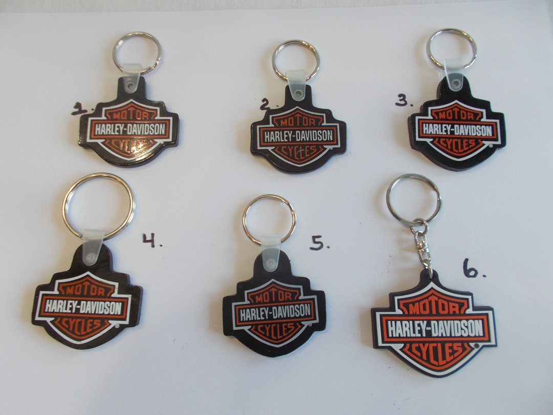 Vintage~biker~keychain~keyring~rubber~dealers Across the Usa~motorcycle ...