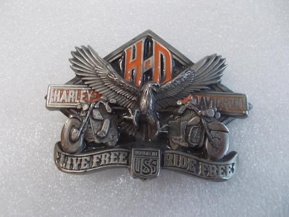 Harley Davidson~belt Buckle~biker~motorcycle~accessory