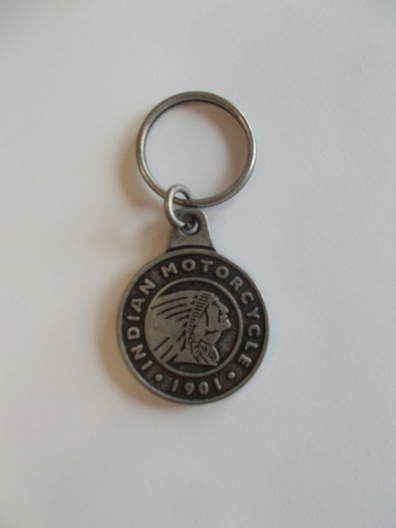 Indian~Motorcycle~Keychain~Keyring~Biker~Motorcycle~Accessory~Indian~Biker~ Gift