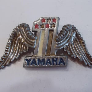 Yamaha~Belt~Buckle~Biker~Motorcycle~Accessory~Collectable~Old~#1 Wings~Buckle~