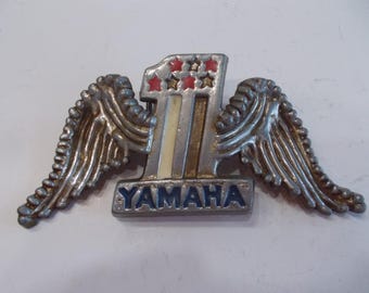Yamaha~Belt~Buckle~Biker~Motorcycle~Accessory~Collectable~Old~#1 Wings~Buckle~