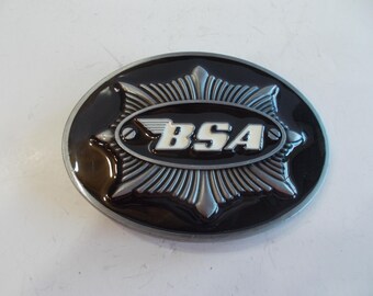 BSA~Motocicleta~Hebilla de cinturón~Accesorio de motociclista~Joyas~Coleccionable~Nunca usado~Hebilla genial